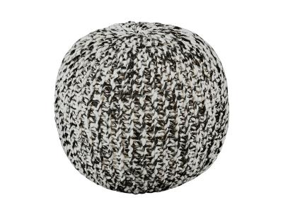 Ashley Furniture Latricia Pouf A1000828 Black/White