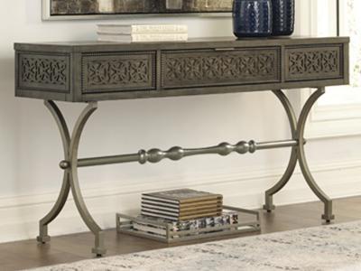 Ashley Furniture Quinnland Console Sofa Table A4000077 Antique Black