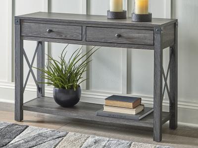 Ashley Furniture Freedan Console Sofa Table T175-4 Grayish Brown