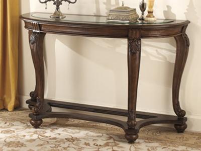 Ashley Furniture Norcastle Sofa Table T499-4 Dark Brown