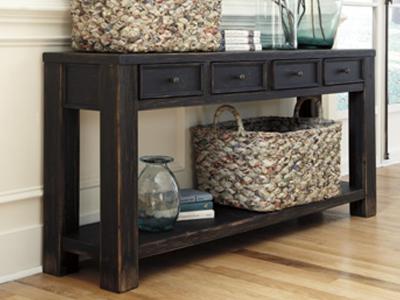 Ashley Furniture Gavelston Sofa Table T732-4 Black