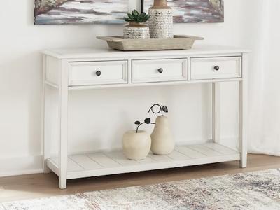 Ashley Furniture Kanwyn Sofa Table T937-4 Whitewash