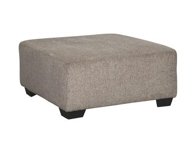 Ashley Furniture Ballinasloe Oversized Accent Ottoman 8070208 Platinum