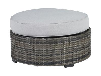 Ashley Furniture Harbor Court Ottoman with Cushion P459-814 Gray
