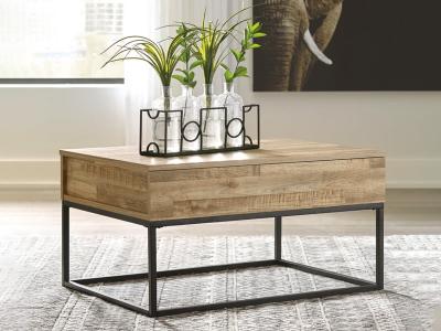 Ashley Furniture Gerdanet Lift Top Cocktail Table T150-9 Natural