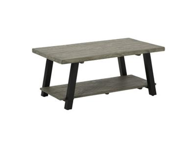 Ashley Furniture Brennegan Rectangular Cocktail Table T323-1 Gray/Black