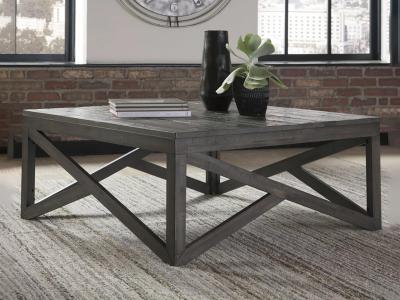 Ashley Furniture Haroflyn Square Cocktail Table T329-8 Gray