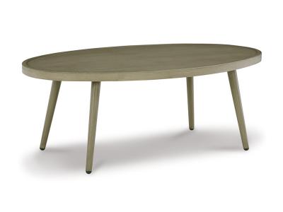 Ashley Furniture SWISS VALLEY Oval Cocktail Table P390-700 Beige