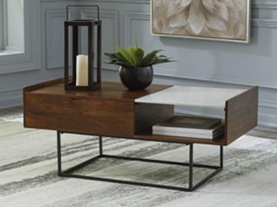 Ashley Furniture Rusitori Rect Lift Top Cocktail Table T169-9 Multi