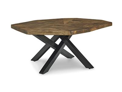 Ashley Furniture Haileeton Oval Cocktail Table T806-8 Brown/Black