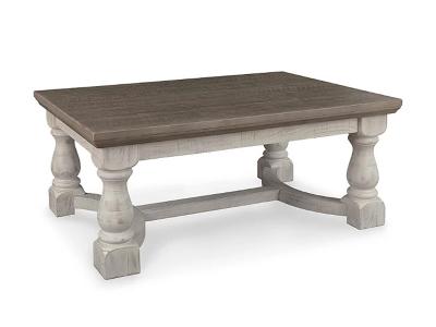Ashley Furniture Havalance Rectangular Cocktail Table T814-1 Gray/White