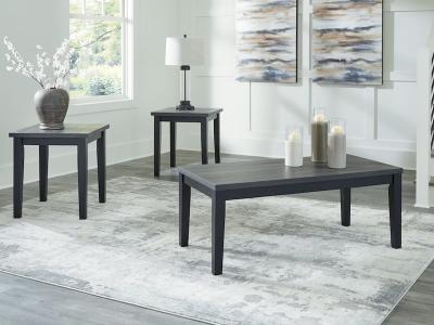 Ashley Furniture Garvine Occasional Table Set (3/CN) T026-13 Two-tone