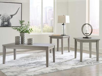 Ashley Furniture Loratti Occasional Table Set (3/CN) T029-13 Gray