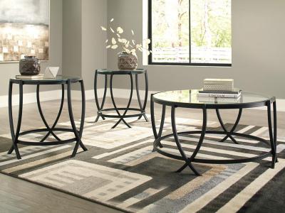 Ashley Furniture Tarrin Occasional Table Set (3/CN) T115-13 Black