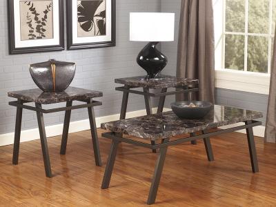 Ashley Furniture Paintsville Occasional Table Set (3/CN) T126-13 Bronze Finish