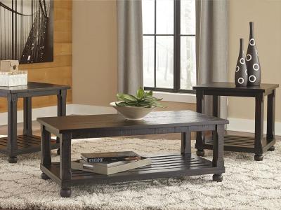 Ashley Furniture Mallacar Occasional Table Set (3/CN) T145-13 Black