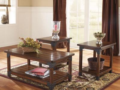 Ashley Furniture Murphy Occasional Table Set (3/CN) T352-13 Medium Brown