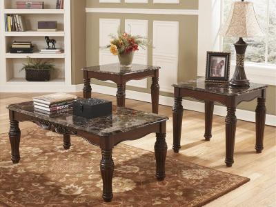 Ashley Furniture North Shore Occasional Table Set (3/CN) T533-13 Dark Brown