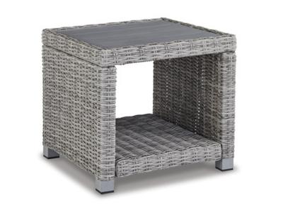 Ashley Furniture NAPLES BEACH Square End Table P439-702 Light Gray