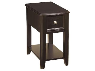 Ashley Furniture Breegin Chair Side End Table T007-371 Almost Black