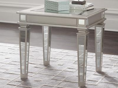 Ashley Furniture Tessani Rectangular End Table T099-3 Silver