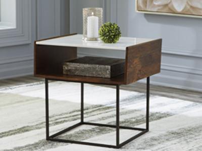Ashley Furniture Rusitori Rectangular End Table T169-3 Multi