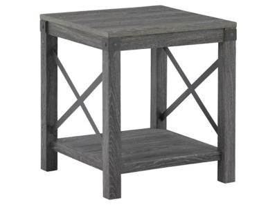 Ashley Furniture Freedan Square End Table T175-2 Grayish Brown