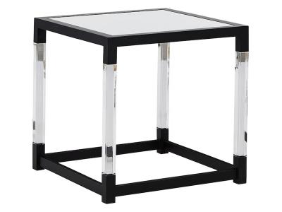Ashley Furniture Nallynx Square End Table T197-2 Metallic Gray
