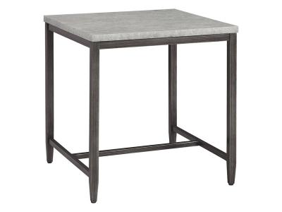 Ashley Furniture Shybourne Square End Table T250-2 Gray/Aged Bronze