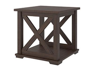 Ashley Furniture Camiburg Square End Table T283-2 Warm Brown