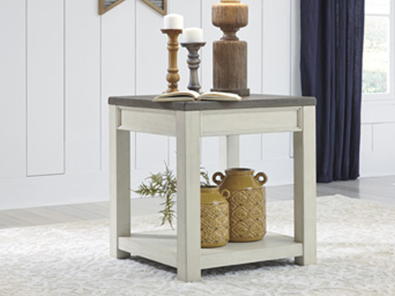 Ashley T751-4 Furniture Bolanburg Sofa Table Brown/White