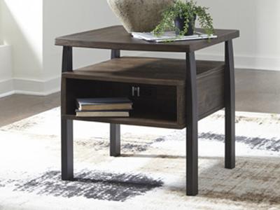 Ashley Furniture Vailbry Rectangular End Table T758-3 Brown