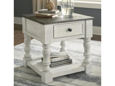 Ashley Furniture Havalance Square End Table T994-2 White/Gray