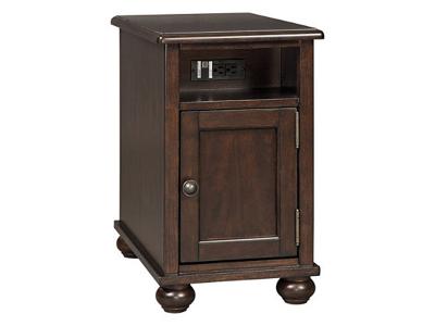 Ashley Furniture Barilanni Chair Side End Table T934-7 Dark Brown