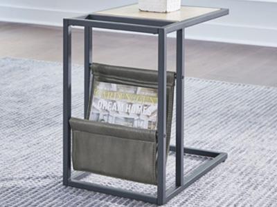 Ashley Furniture Freslowe Chair Side End Table T931-107 Light Brown/Black