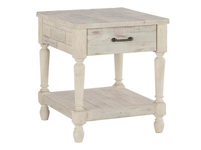 Ashley Furniture Shawnalore Rectangular End Table T782-3 Whitewash