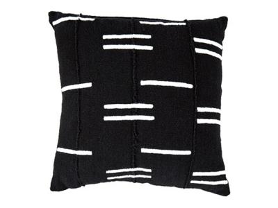 Ashley Furniture Abilena Pillow (4/CS) A1000967 Black/White