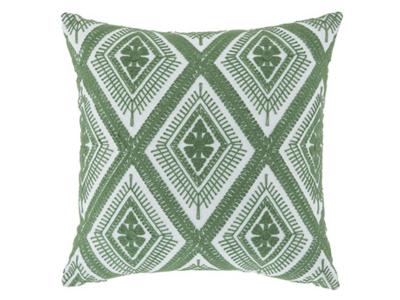 Ashley Furniture Bellvale Pillow (4/CS) A1001028 Green/White
