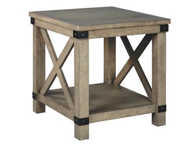 Ashley Furniture Aldwin Rectangular End Table T457-3 Gray