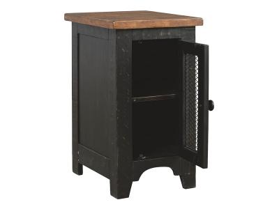Ashley Furniture Valebeck Chair Side End Table T468-7 Black/Brown