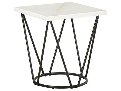 Ashley Furniture Vancent Square End Table T630-2 White/Black