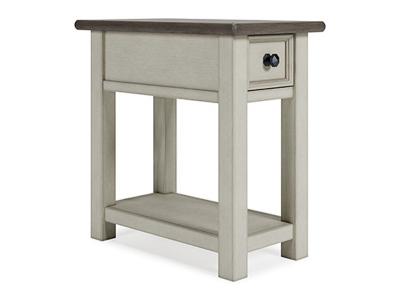 Ashley Furniture Bolanburg Chair Side End Table T637-107 Two-tone