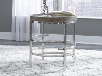 Ashley Furniture Zinelli Round End Table T681-6 Gray