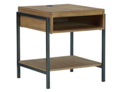 Ashley Furniture Fridley Rectangular End Table T964-3 Brown/Black
