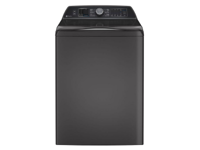 28" GE Profile 6.2 Cu. Ft. Washer with Smarter Wash Technology in Diamond Grey - PTW700BPTDG