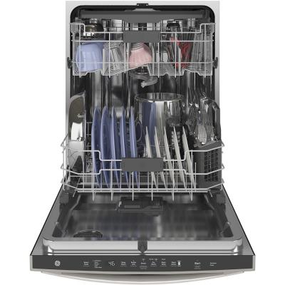 24" GE Built-In Tall Tub Dishwasher With Stainless Steel Tub - GDT665SMNES