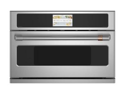 30" GE Café  1.7 Cu. Ft. Electric Single Wall Speed Oven With Convection - CSB923P2NS1