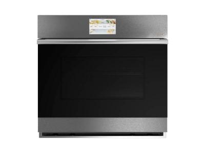 30" GE Café 5.0 Cu. Ft. Smart Single Wall Oven With Convection In Platinum Glass - CTS70DM2NS5