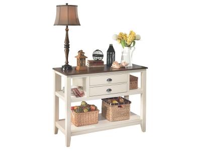 Ashley Furniture Whitesburg Dining Room Server D583-59 Brown/Cottage White