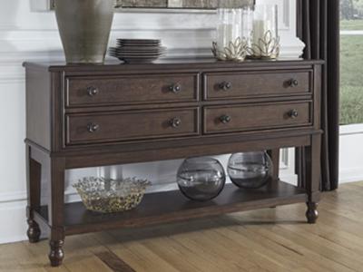 Ashley Furniture Adinton Dining Room Server D677-60 Reddish Brown